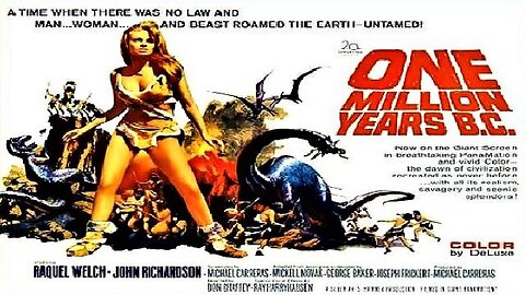 ONE MILLION YEARS BC 1966 The Ray Harryhausen Prehistoric Beasts are the Stars FULL MOVIE HD & W/S