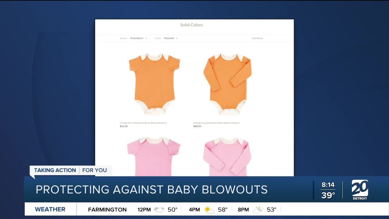 Baby bodysuits prevent diaper blowouts