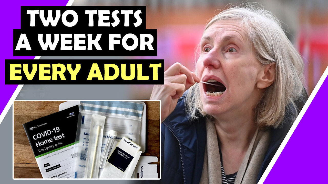 TWO Tests A Week For EVERY ADULT! / Hugo Talks #lockdown