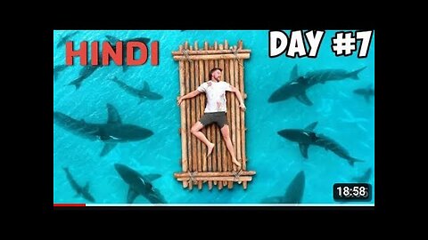 I survived 7 days on a boat in hindi | MrBeast new video in hindi | MrBeast Hindi | survival video