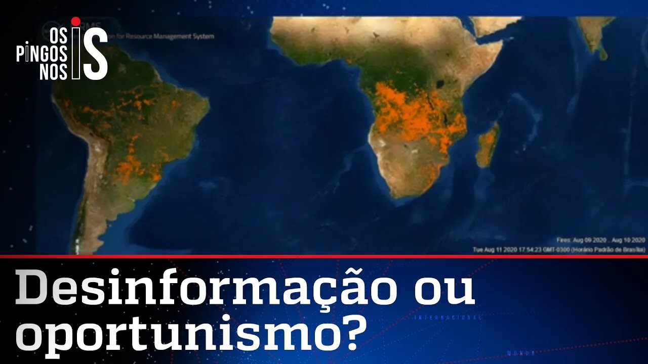 Amazônia não está em chamas, mas a África está