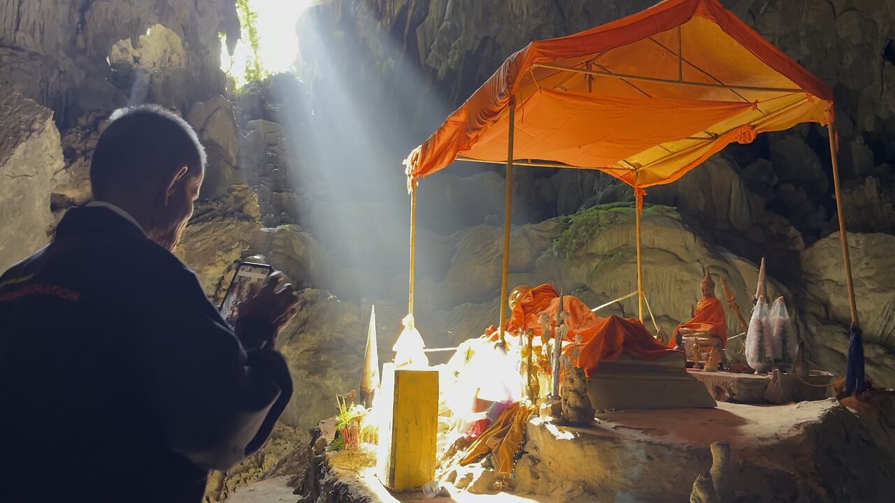 Cave in Laos