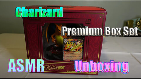 ASMR Unboxing: Charizard Premium Collection Box