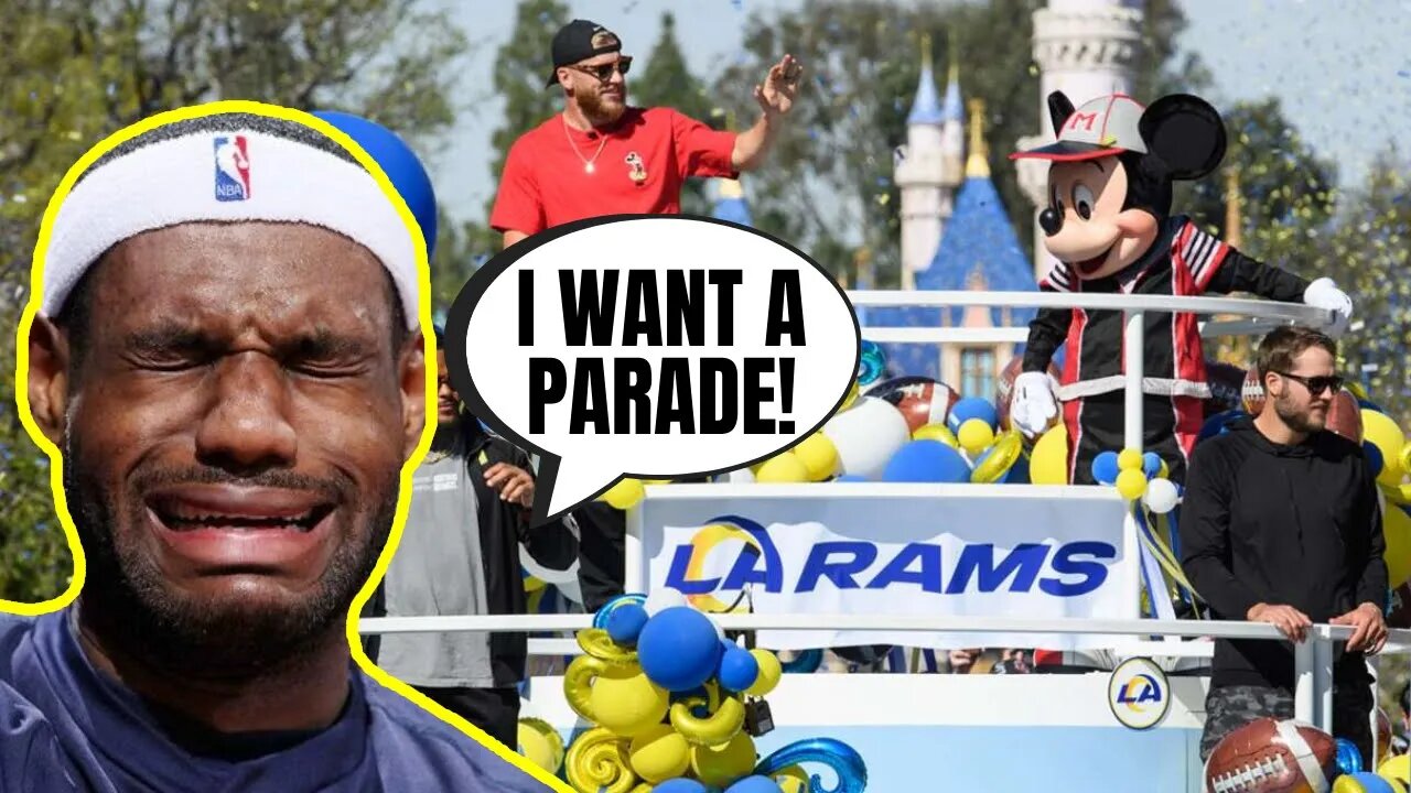 Pathetic LeBron James Wants To Crash The Los Angeles Rams Super Bowl Parade