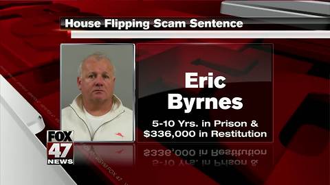 Man sentenced to at least 5 years in Ingham County house-flipping scam