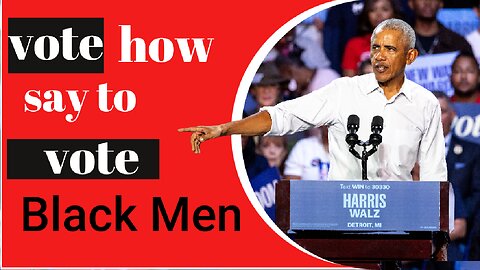 He comes back to talk down to Black Men SMH.