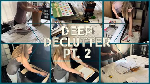 *EXTREME* DEEP CLEAN & DECLUTTER | COMPLETE BEDROOM DECLUTTER PT. 2