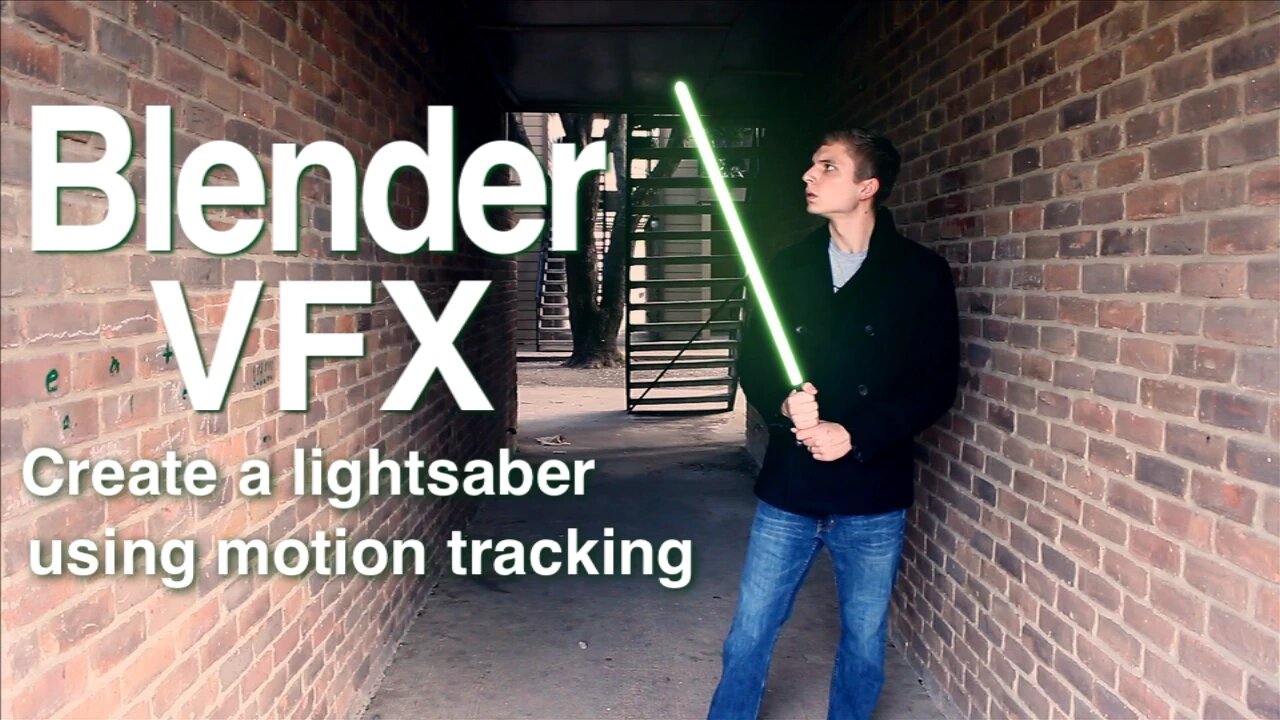 Blender VFX tutorial: Two point motion tracking.