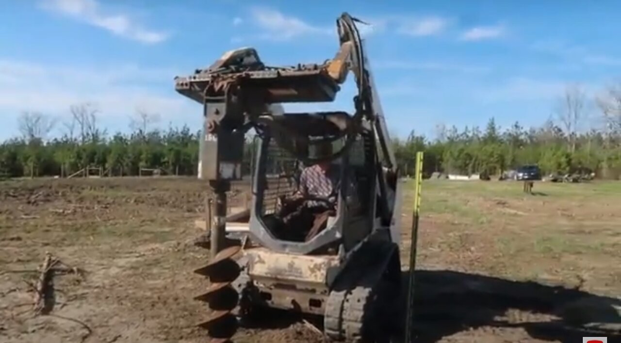 Digging the Holes for Our Solar Stanchion | Prep Work for Solar Build