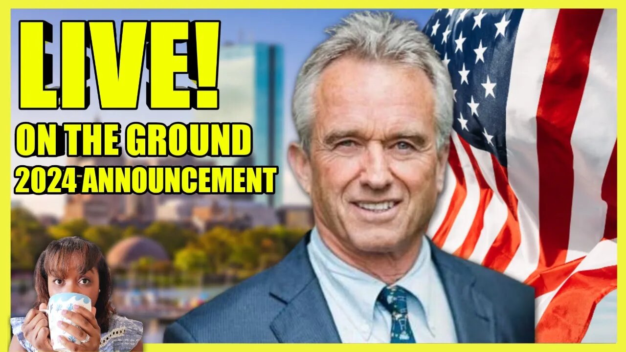 LIVE! Robert F. Kennedy Jr. Presidential ANNOUNCEMENT (On The Ground Coverage)