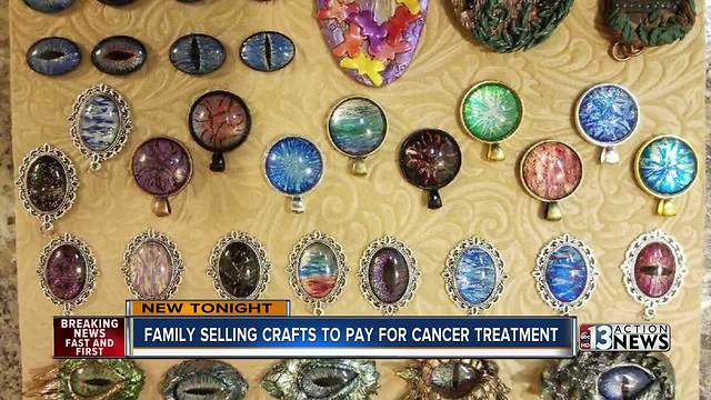 Las Vegas family selling handmade crafts to pay for cancer treatment