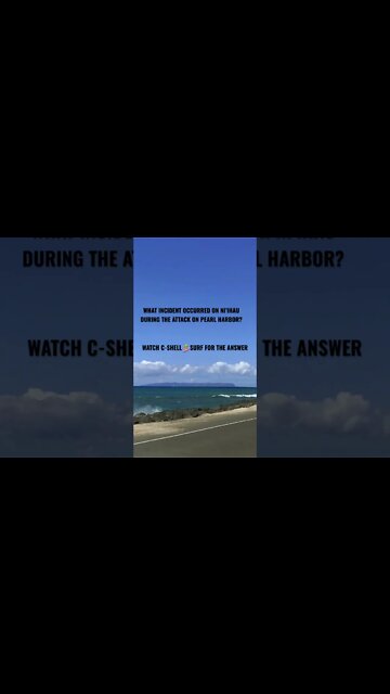 HISTORY TRIVIA ABOUT THE DAY PEARL HARBOR WAS ATTACKED.