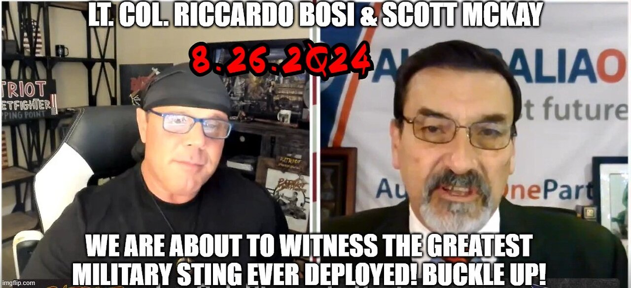 Lt. Col. Riccardo Bosi: We Are About to Witness the Greatest Military Sting Ever Deployed!