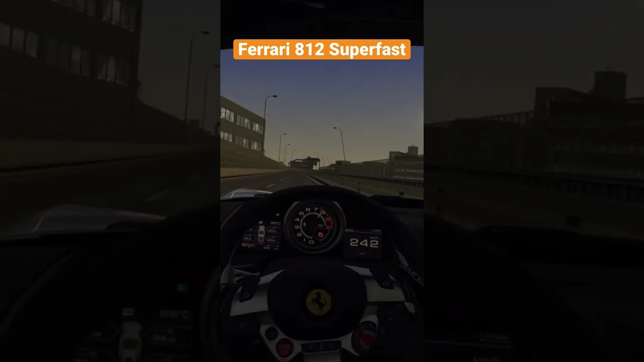 Ferrari 812 Superfast On The Freeway Cruising | #shorts #assettocorsa #vr #simracing #forzahorizon5