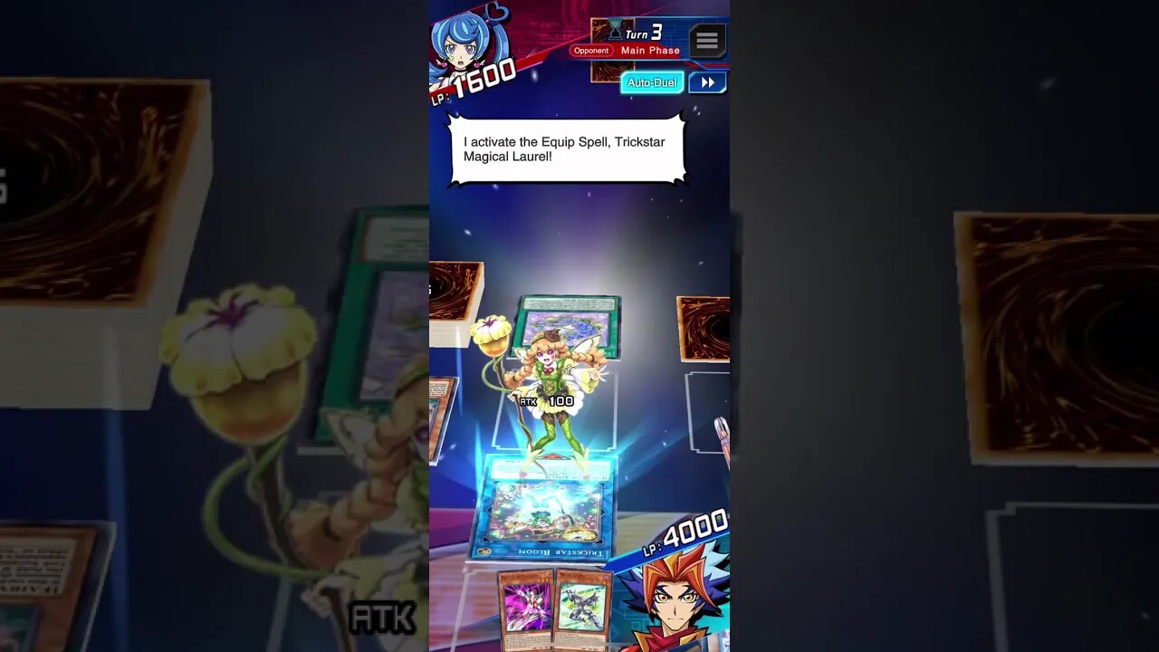 Yu-Gi-Oh! Duel Links - Trickstar Magical Laurel x Blue Angel Voice Line (Card Dialogue)