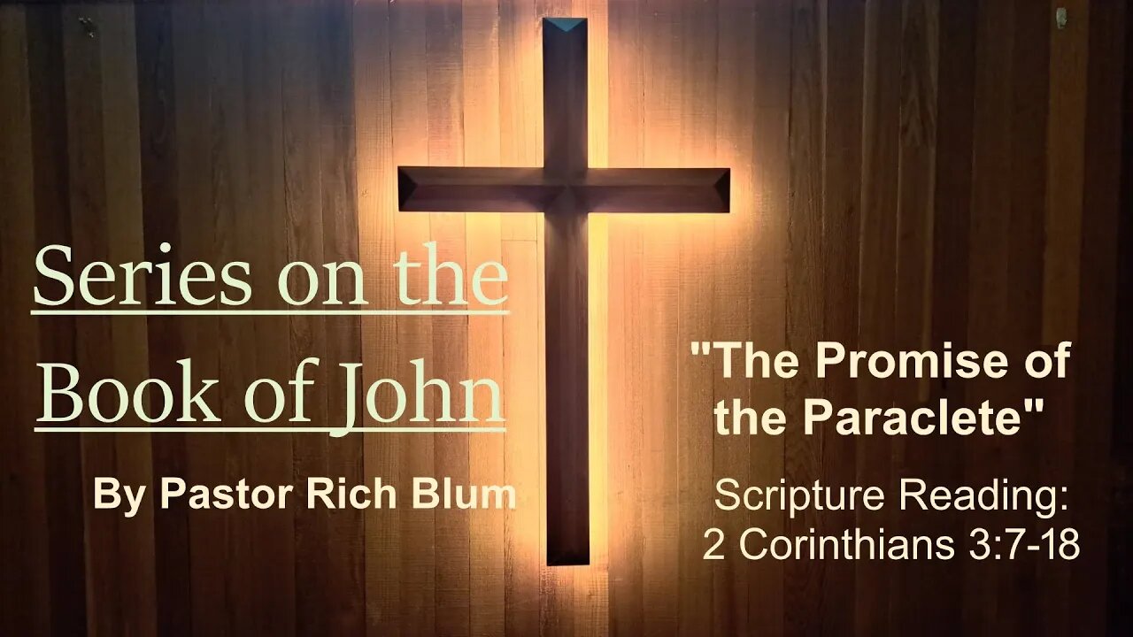 The Promise of the Paraclete