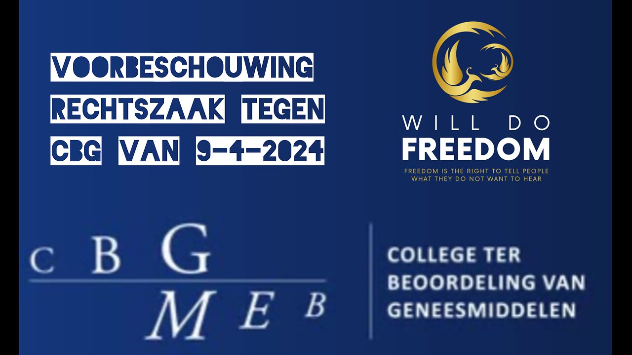 Voorbeschouwing rechtszaak tegen CBG
