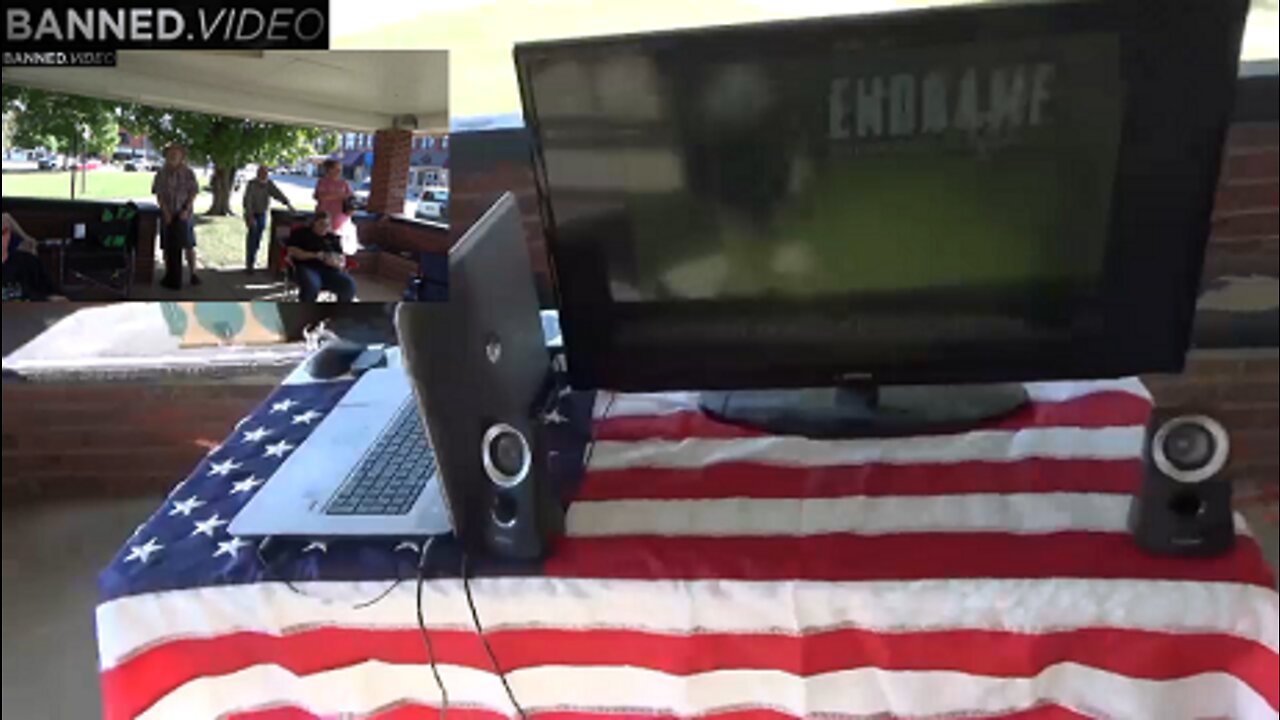 Endgame at August Truth Event on the Courthouse Lawn, Anderson County, Kansas, August 13th, 2022