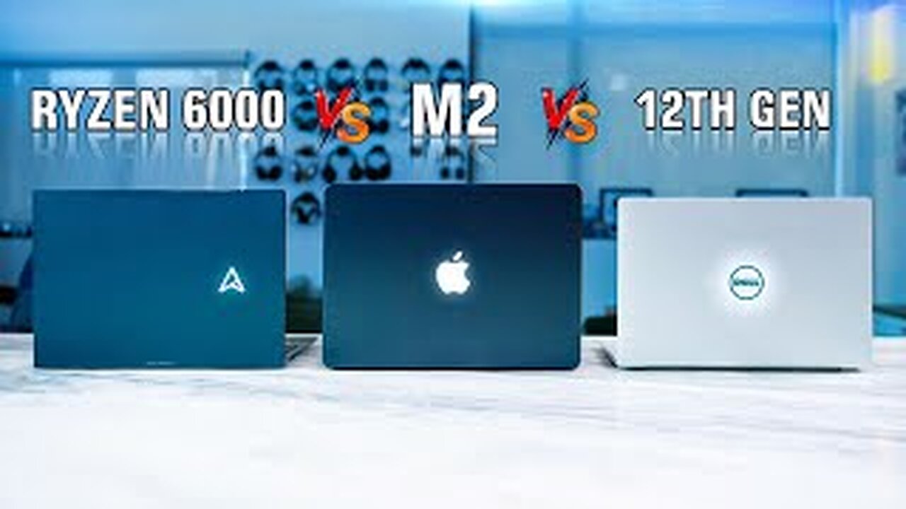 Apple M2 vs Intel 12th Gen vs AMD Ryzen 6000!