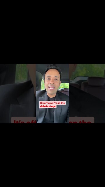 It's Official: I'm on the Debate Stage