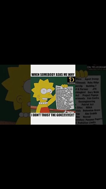 Why I don't trust the Govt TikTok Look up the list.