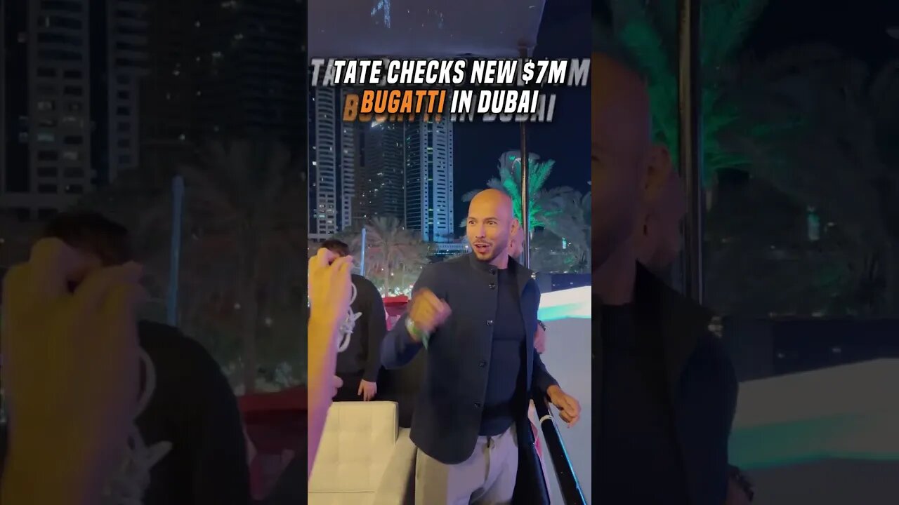 Tate Checks NEW $7M BUGATTI IN DUBAI