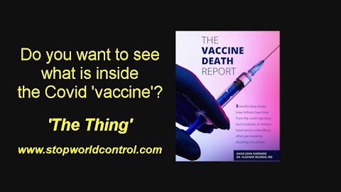 www.stopworldcontrol.com - THE VACCINE DEATH REPORT [18.10.2021]