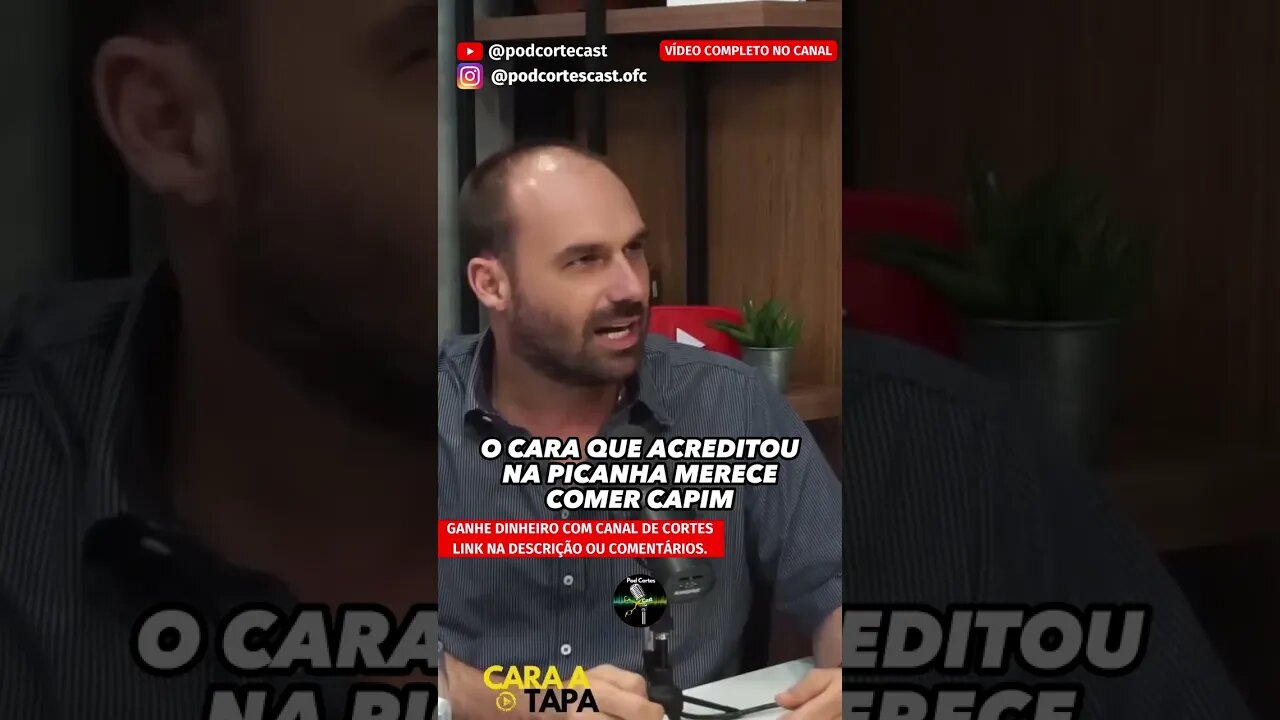 EDUARDO BOLSONARO: VAI TER PICANHA? #shorts #eduardobolsonaro #lula #picanha #bolsonaro