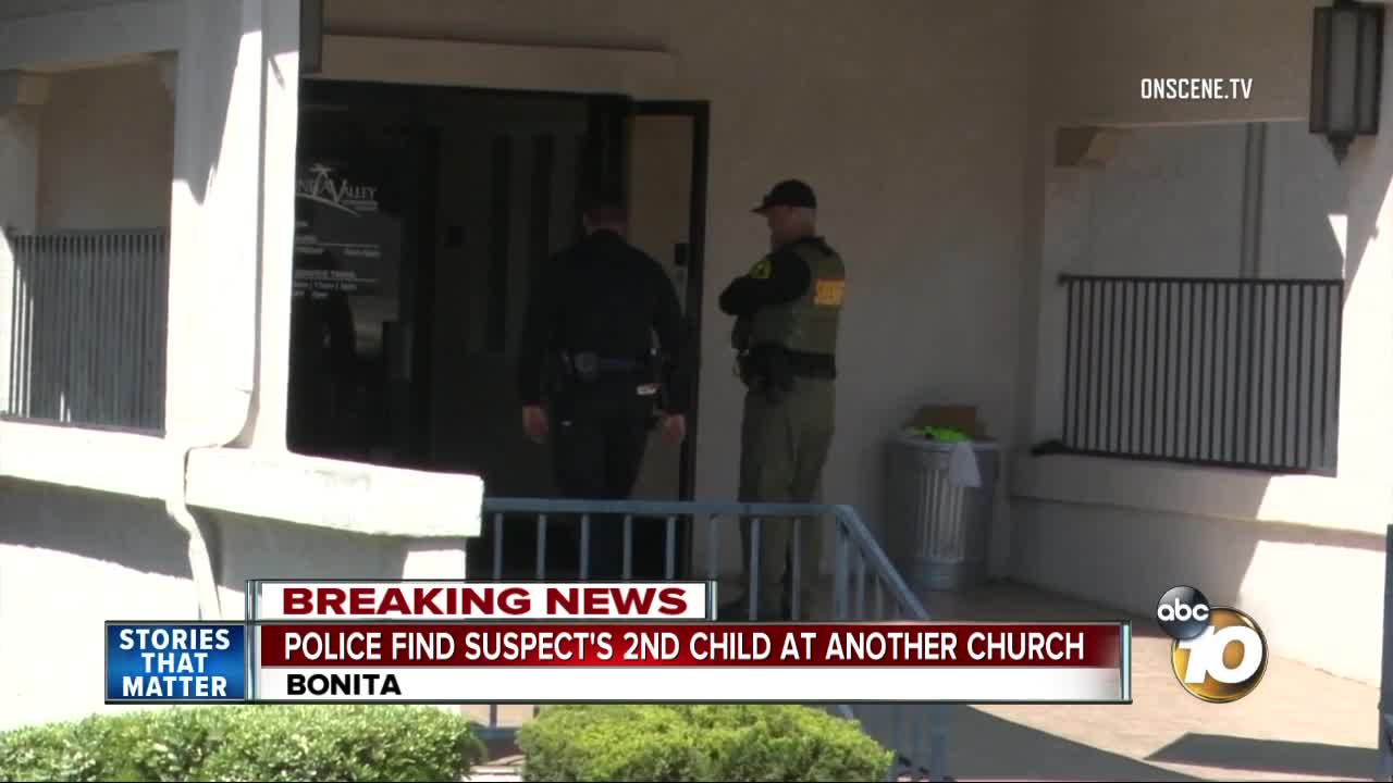 SDPD find church suspect's child at a Bonita Church