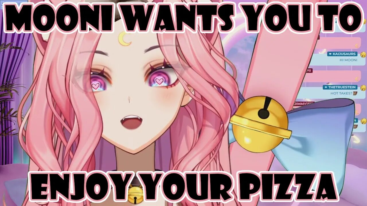 Mooni Wants You To Enjoy Your Pizza #vtuber #vtuberen #meowmoonified