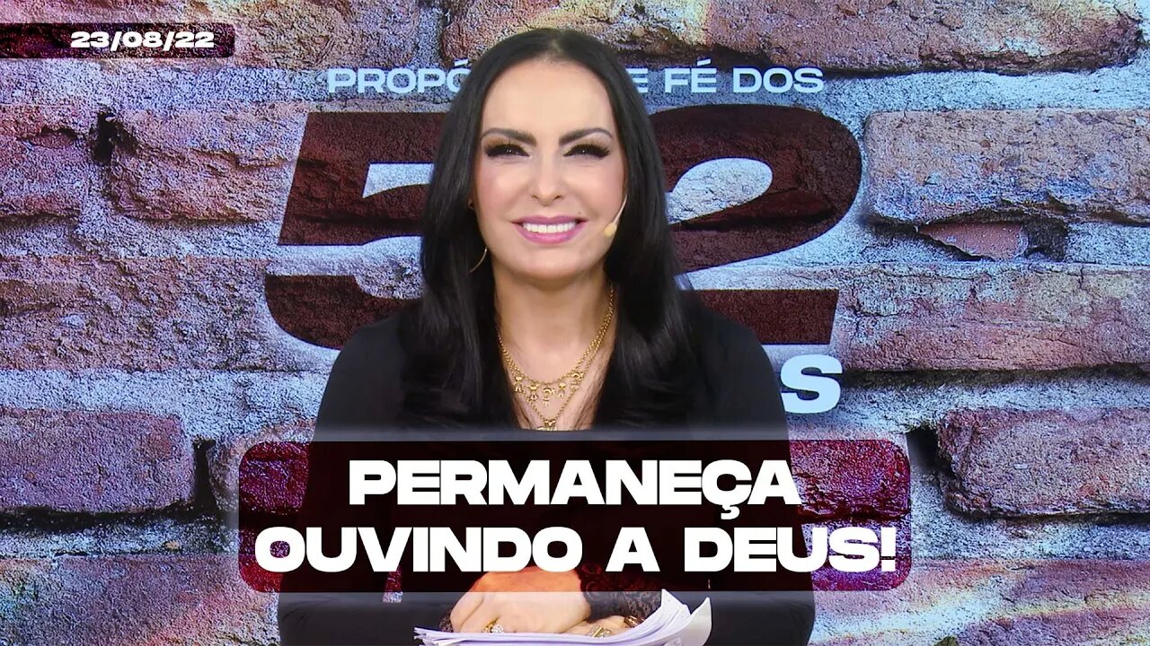 Permaneça ouvindo a Deus! || Mudança de Vida Hoje