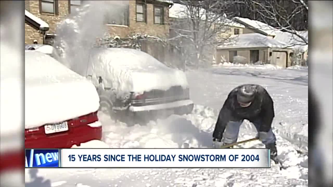 Let's take a look back at the snowstorm of 2004