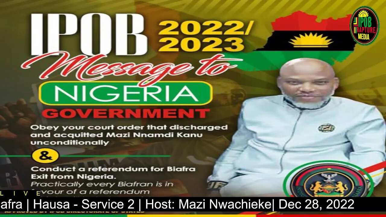 Welcome To The University Of Radio Biafra | Hausa - Service 2 | Host: Mazi Nwachineke | Dec 28, 2022