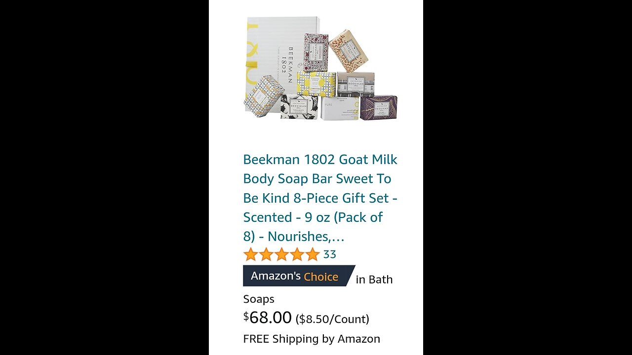 Beekman 1802 Goat Milk Body Soap