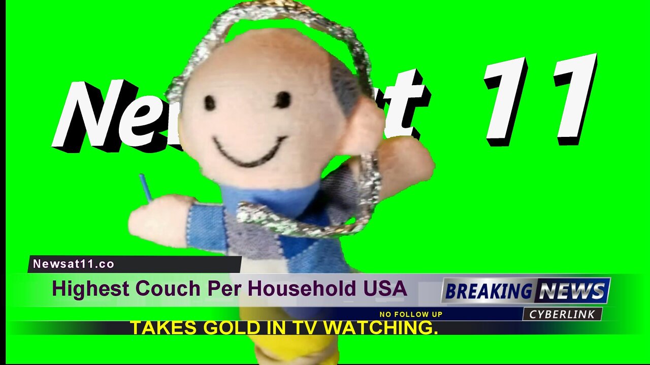 Highest Couch Per Household USA Takes Gold In TV Watching. News at 11.