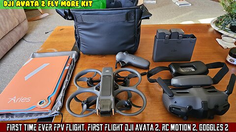 DJI Avata 2 first flight, First time flying an FPV. So fast and easy to fly! Fly more Combo 3 bat