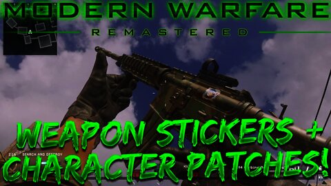 Weapon Stickers & Character Patches in MODERN WARFARE REMASTERED! (What Are They!?)