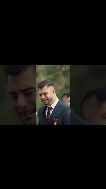 Groom Breaks Down And CRIES After Seeing Bride!!! 😭#shorts