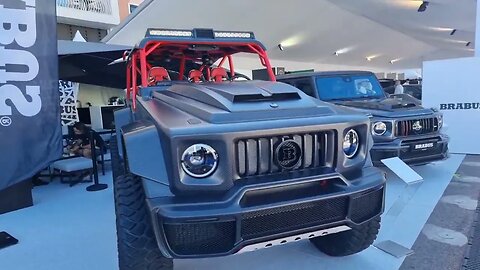 Beautiful Brabus Stand Monaco Yacht Show with Maybach 600, Ghost 700, 911 Turbo S 800 and all boats