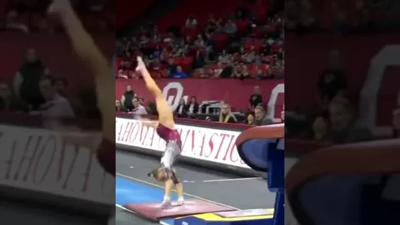 Katherine Levasseur (OU) Perfect 10 Vault - Arizona State at Oklahoma 3/12/23 #shorts