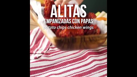 Breaded Wings with Potatoes