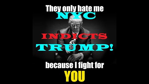 MANHATTAN, NEW YORK GRAND JURY INDICTS PRESIDENT TRUMP!