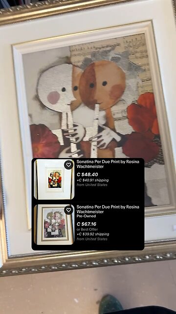 Found cool art at the Thrift