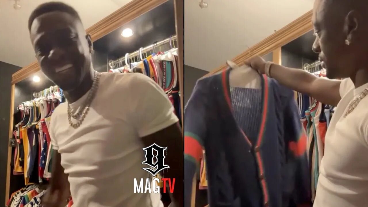 "I Don't Wear Gucci No Mo" Boosie Donates Designer Clothes From His Massive Wardrobe! 👕