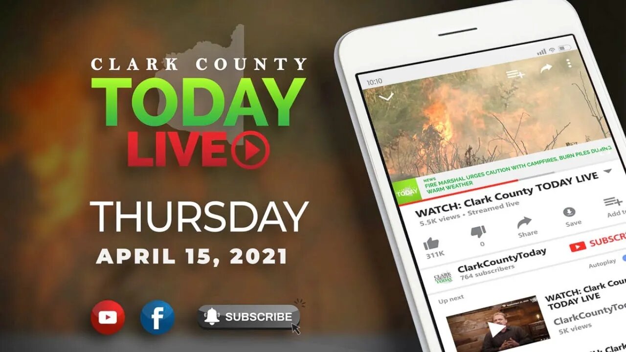 WATCH: Clark County TODAY LIVE • Thursday, April 15, 2021