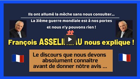 La GUERRE MONDIALE est à nos portes F.ASSELINEAU nous expliq