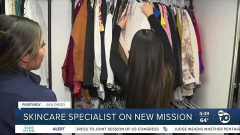 'Career Closet': San Diego Skincare specialist on new mission