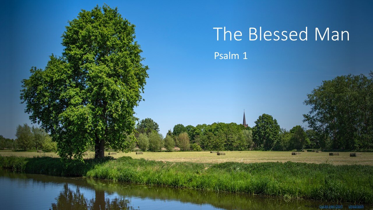 June 25, 2023 - "The Blessed Man" (Psalm 1) - Outdoor Service
