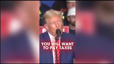 Trump: I Will Spend Your Money so Well, You Will Want To Pay Taxes - 8/30/24