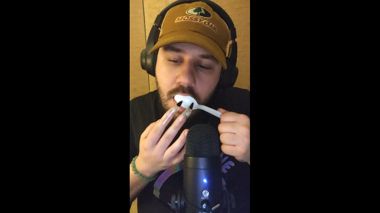 ASMR with Mystery Spoon To Mouth Drumming!